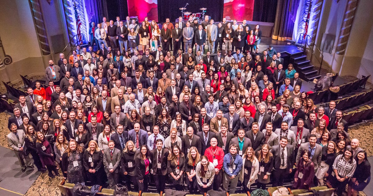 RevLocal 2018 annual company meeting employee picture