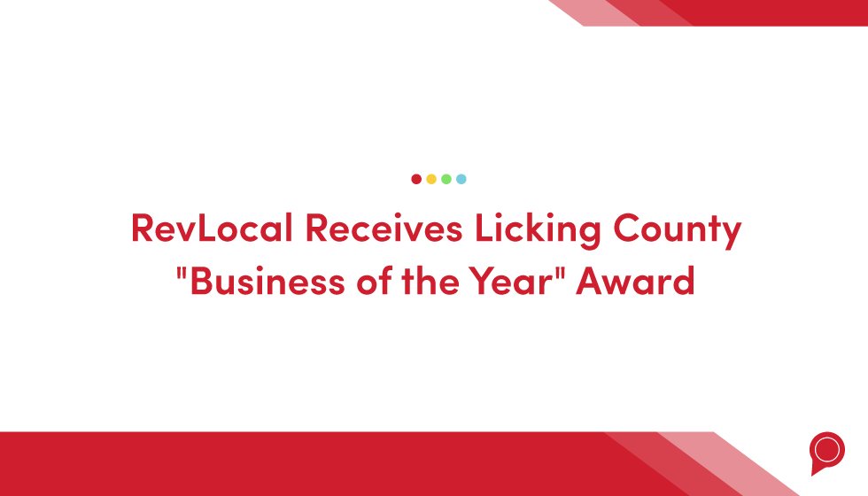 RevLocal receives Licking County "Business of the Year" award