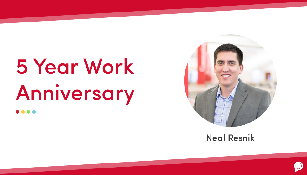 Neal Resnik Five Year Work Anniversary