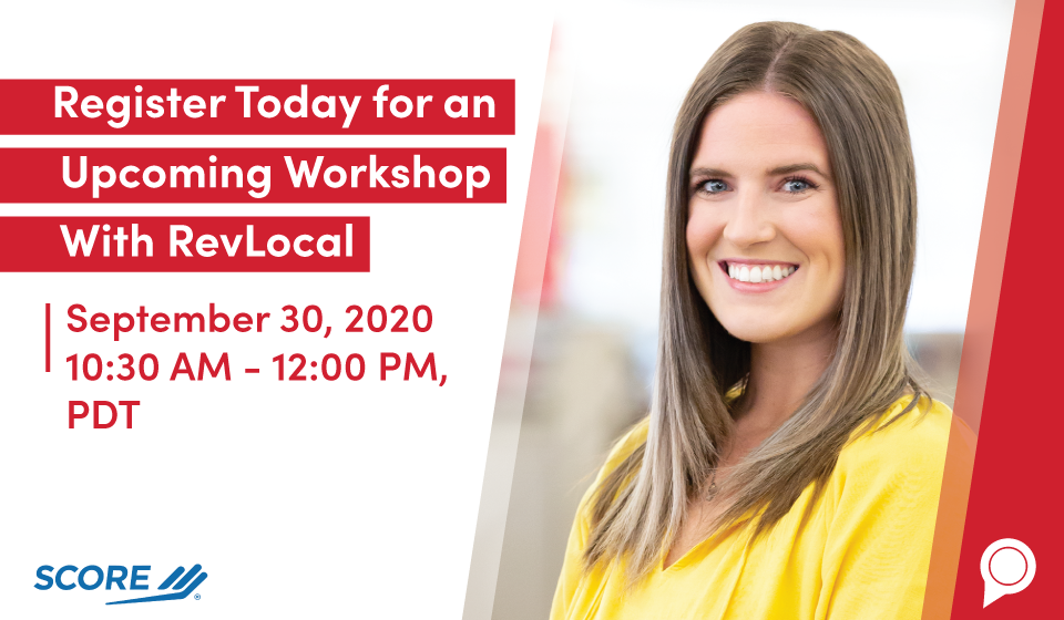 Register Today for an Upcoming Workshop With RevLocal