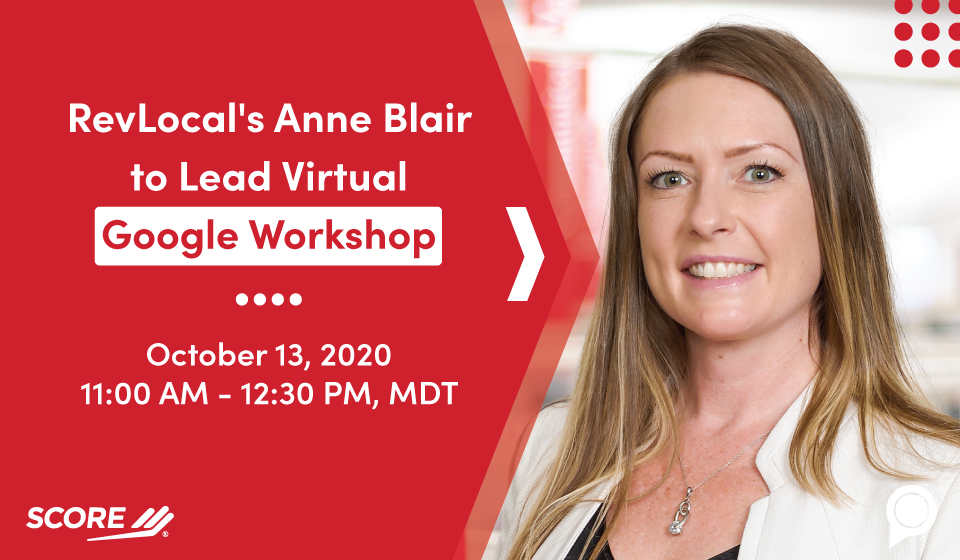 RevLocal's Anne Blair to Lead Virtual Google Workshop