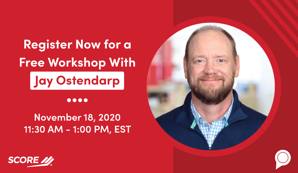 Register Now for a Free Workshop With Jay Ostendarp